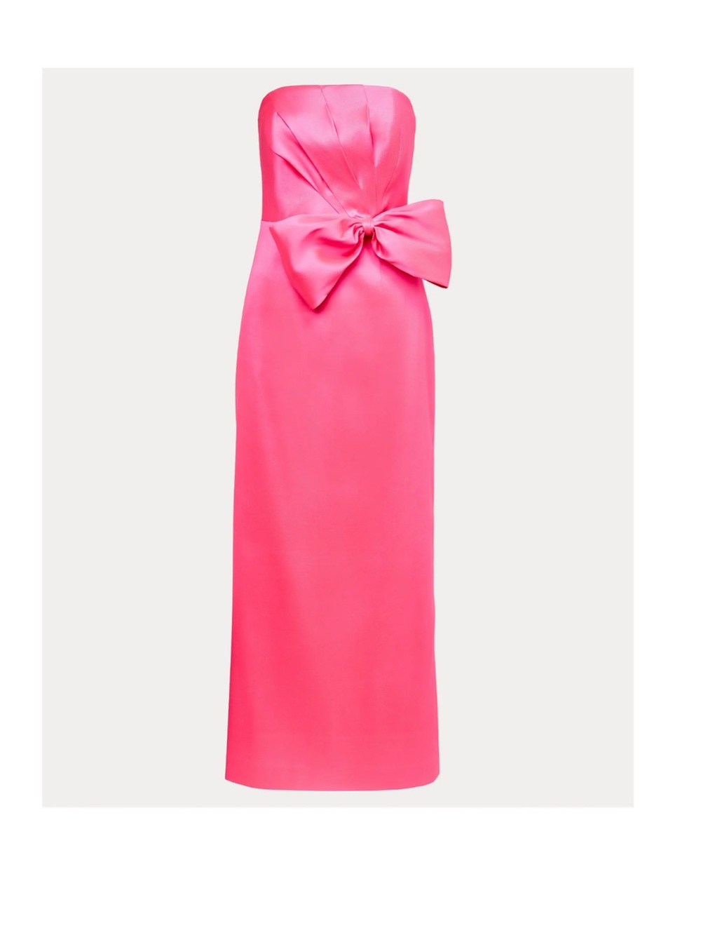 Lilly Pulitzer Tiernan Strapless Stretch Maxi Dress Pink Bow NWT Size 6